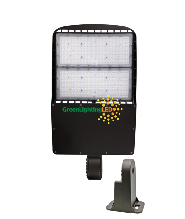 300w led parking lot fixtures yoke mount